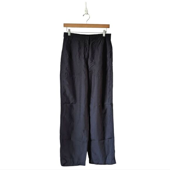 J crew Straight-leg Black Utility Pant With Surplus Pockets women's sz 8 - Picture 4 of 15